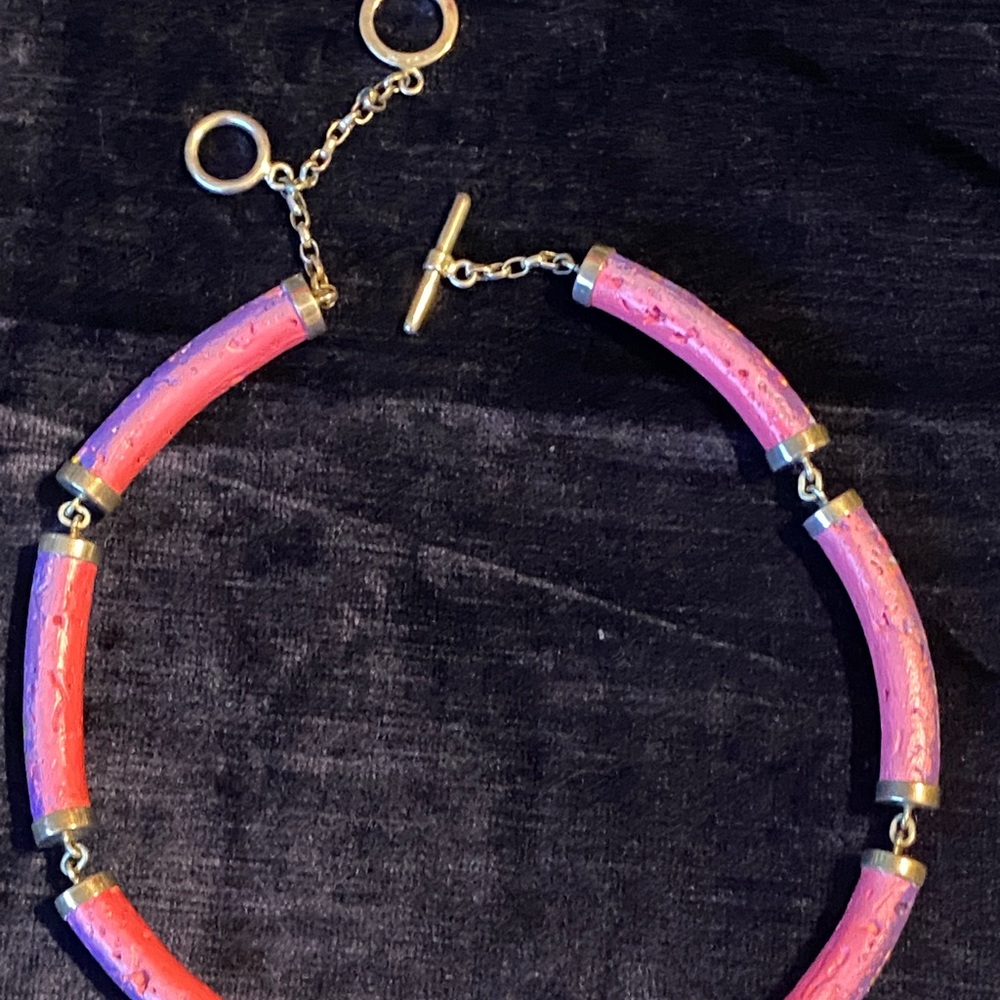 Artisan Sergio Bustamante silver necklace signed